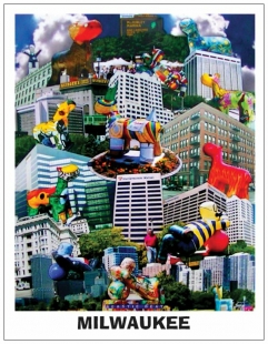 Beastie Beat Milwaukee 1 White matting..