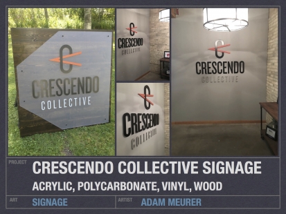 Crescendo Collective Signage