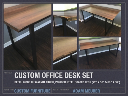 Custom Office Desk Set