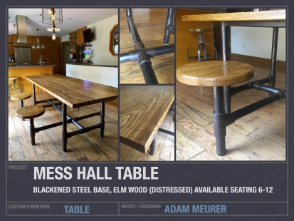 Custom Mess Hall Table