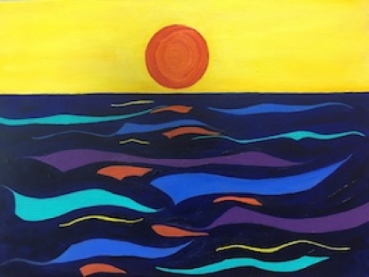 Sunrise Over Lake Michigan